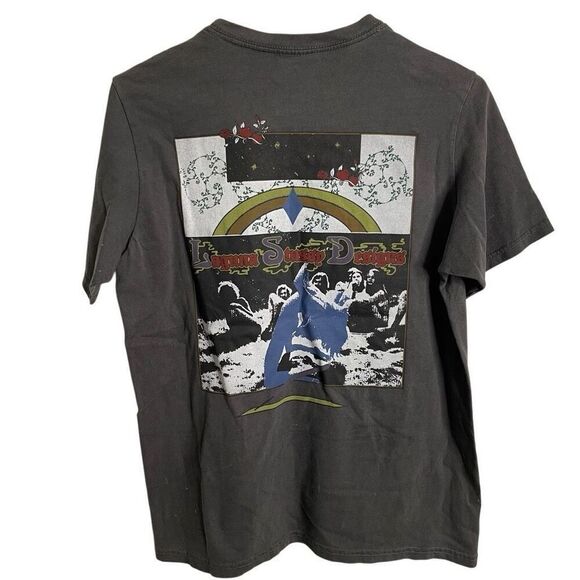 Stussy Laguna Stussy Designs Mens LSD Tribe T-Shirt S Black Pigment Dyed Graphic - Picture 1 of 4